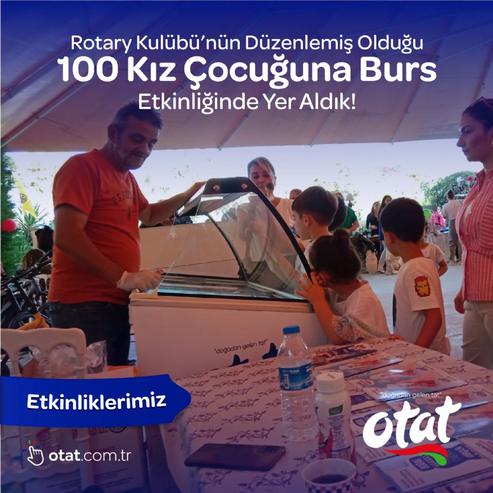 Rotary Kulübü 100 Kız Çocuğuna Burs Etkinliği