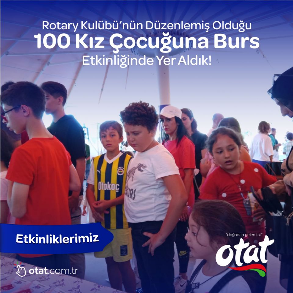 Rotary Kulübü 100 Kız Çocuğuna Burs Etkinliği